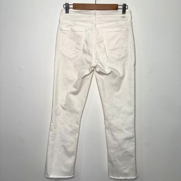 Mother The Rascal Crop Fray In Cream Puffs 28 - Picture 3 of 12